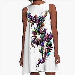 Zeds Dead Monsters A Line Dress