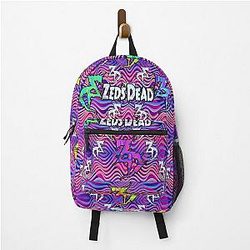 Zeds Dead Festival Psychedelic Pattern Backpack