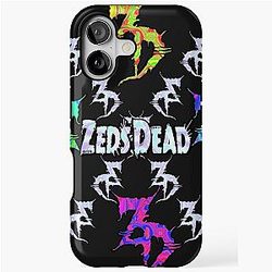 Zeds Dead Festival Holographic Tie Dye Fan Art Pattern iPhone Case