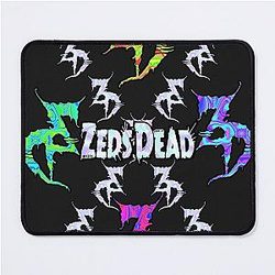 Zeds Dead Festival Holographic Tie Dye Fan Art Mouse Pad