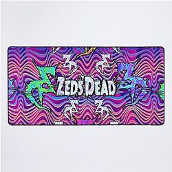 Zeds Dead Festival Psychedelic Pattern Desk Mat