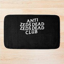 Anti Zombies Dead Club Graphic Men and Women Bath Mat