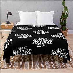 Anti Zeds Dead Club Graphic Men Women Throw Blanket
