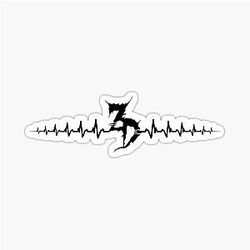 Zeds Dead Heartbeat Sticker