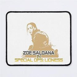 Zoe Saldana in Special Ops Lioness Mouse Pad