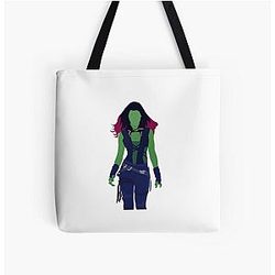 Zoe Saldana Art All Print Tote Bag
