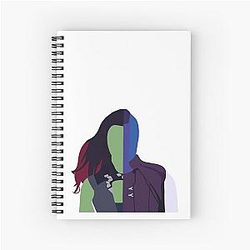 Zoe Saldana and Karen Gillan Notebook