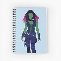 Zoe Saldana Guardians Spiral Notebook