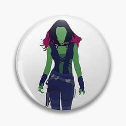 Zoe Saldana Art Pin