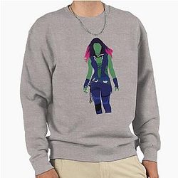 Zoe Saldana Guardians of the Galaxy Character Art Pullover Hoodie is not even there so this is the correct title 
Zoe Saldana Guardians Character Art Hoodie