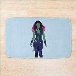 Zoe Saldana Guardians of the Galaxy Art Bath Mat