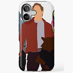 Chris Pratt, Zoe Saldana, Dave Bautista iPhone Tough Case