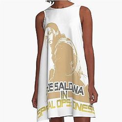 Zoe Saldana in Special Ops: Lioness Graphic Design by Iron Palette A-Line Dress