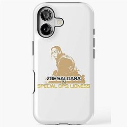 Zoe Saldana in Special Ops: Lioness by ironpalette iPhone Tough Case