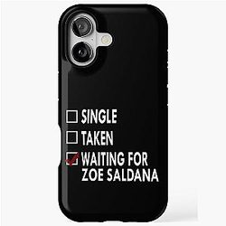 Waiting for Zoe Saldana iPhone Case