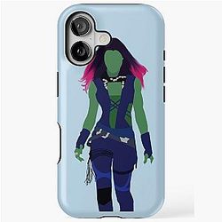 Zoe Saldana Guardians of the Galaxy Character Art iPhone Tough Case