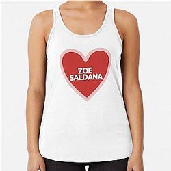 I Heart Zoe Saldana Tank Top