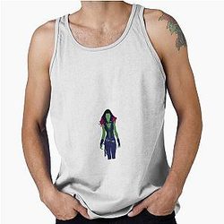 Zoe Saldana Art Tank Top