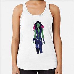 Zoe Saldana Guardians of the Galaxy Character Racerback Tank Top