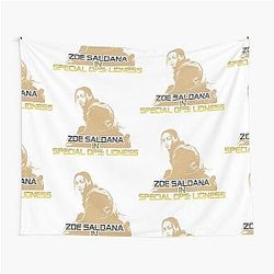 Zoe Saldana in Special Ops: Lioness graphic design by ironpalette