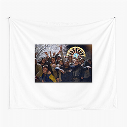 Zombieland also stars Emma Stone and Abigail Breslin Zombieland Tapestries