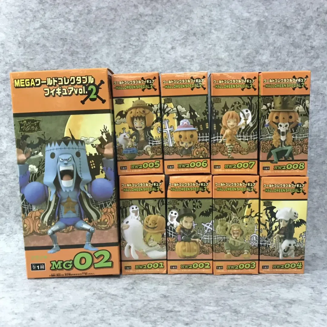 One Piece Action Figures - 9pcs/set One Piece Halloween Luffy
