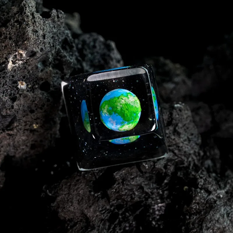 Galaxy and space resin art