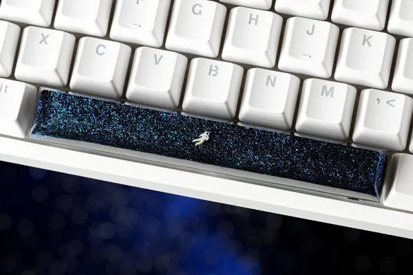 Astronaut Keycap, Enter/Shift Keycap, Galaxy Keycap, Universe Keycap, Keycap For MX Cherry Mechanical Keyboard, Gift for Him