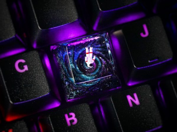 Astronaut Keycap, Blue Astronaut, Galaxy Keycap, Universe Keycap, Keycap For Cherry MX Switches Mechanical Keyboard, Handmade Christmas Gift