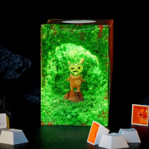 Korok Resin Lamp, The Legend of Zelda Night Light, Gaming Diorama Lamp, Cute Home Decor, Gift for Him, Halloween Gift, Christmas Decor Lamp