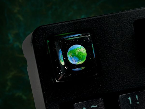 Earth Keycap, Planet Keycap, Artisan Keycap, Galaxy Keycap, Universe Keycap, Keycap for MX Cherry Keyboard, Christmas Gift Idea