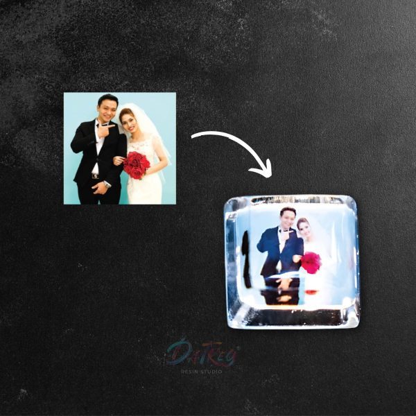 Custom Photo Resin Keycap, Personalized Keycap, Artisan Keycap, Family Keycap, for MX Cherry Switches Keyboard, Anniversary Gifts