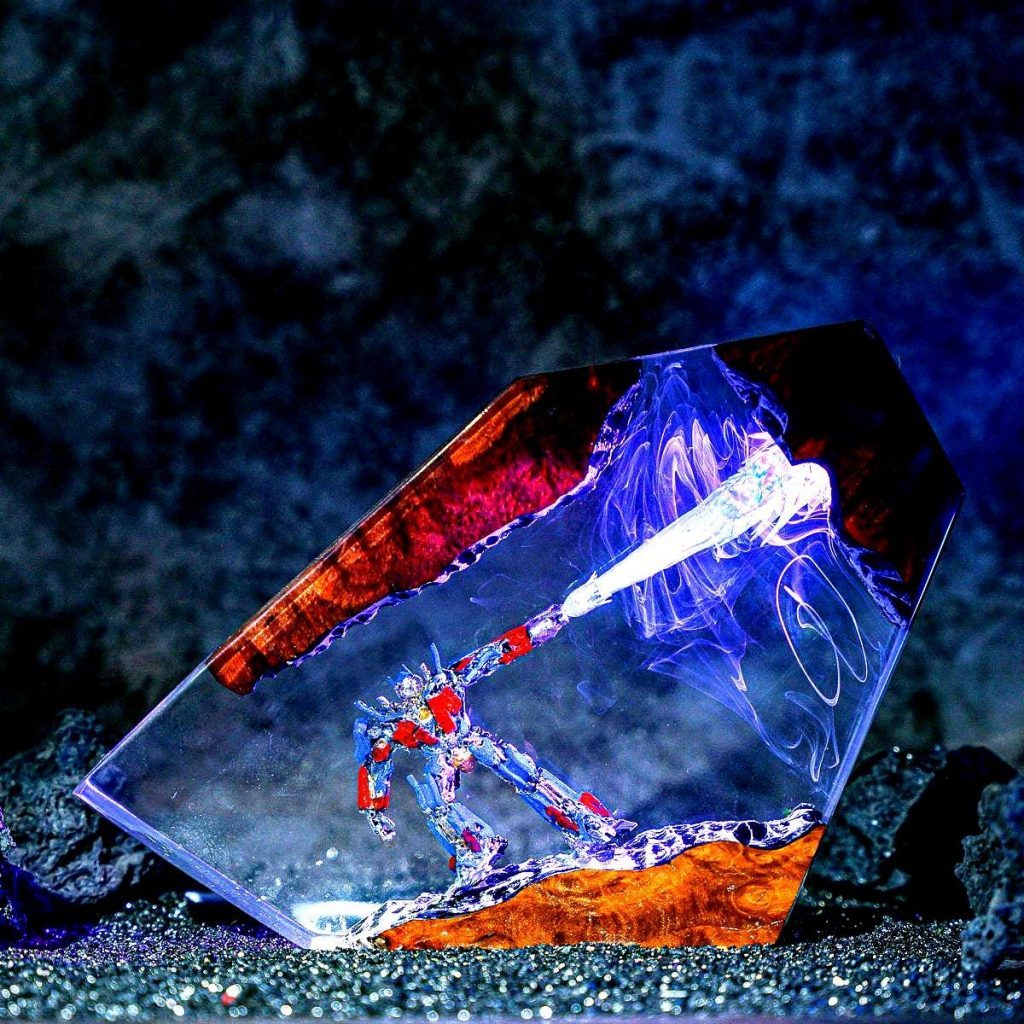 Optimus Prime Night light, Gift for kids, Robot Figure, Table Lamp, Transformers Model Resin Gift, Christmas idea gift, Xmas Gift for kid