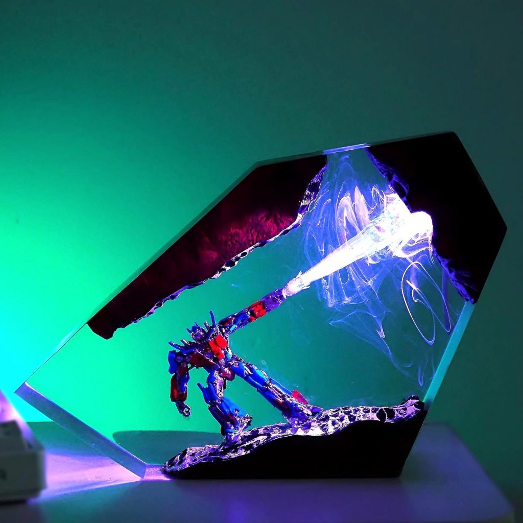 Optimus Prime Decor Lamp, Transformers Toy, Bumblebee and Optimus Prime, Halloween Lamp Gift, Christmas 2025 Gift for Kid, Children Gift