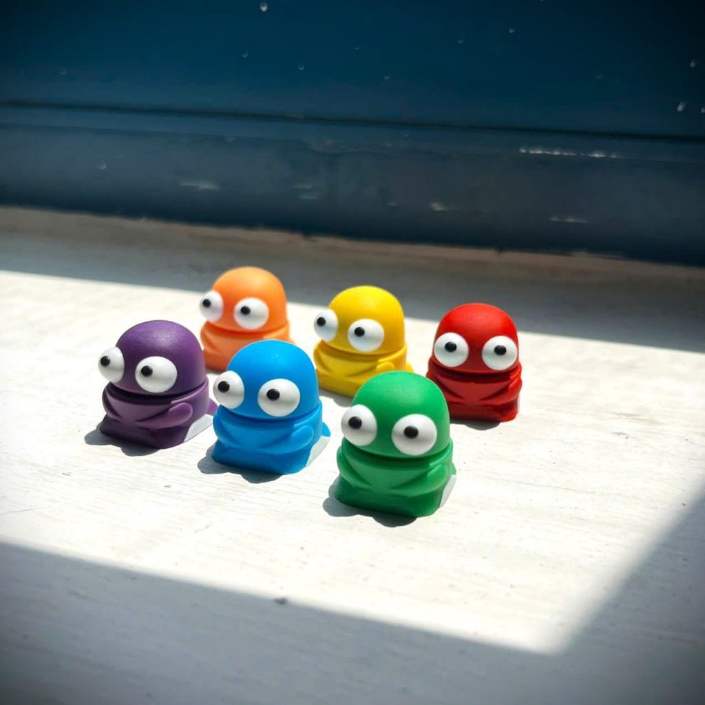 R.E.P.O Keycap Handmade, Cute Keycap for Mechanical Keyboard, Horror Game Halloween Decor Keycap, Christmas Gift, Gamer Desk Decor, REPO