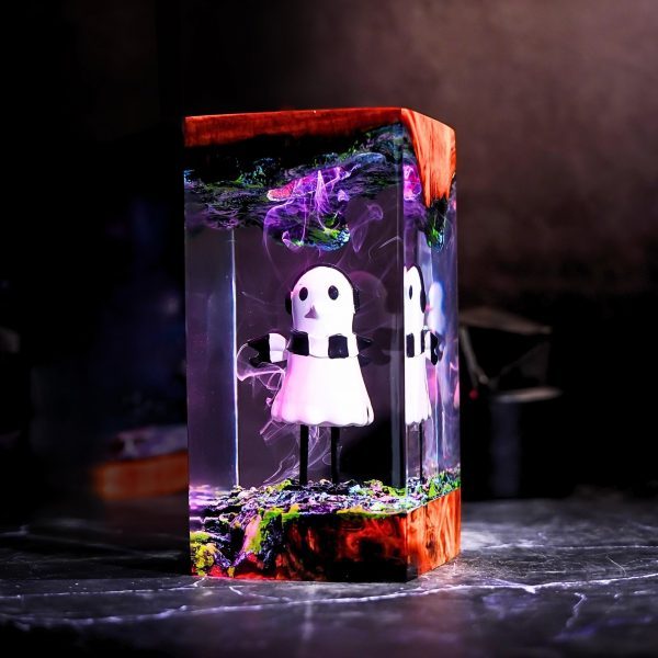 Oyasumi Punpun Resin Lamp, Punpun Night Light, Handmade Anime Lamp, Manga Decor, Gift for Him, Geek Gift, Christmas Gift Idea, Gift for Kids