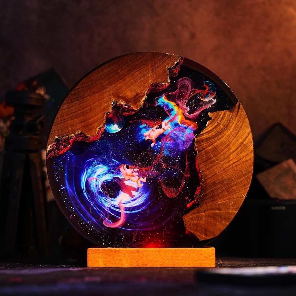Christmas Gift 2025, Astronaut Resin Lamp, Galaxy Lamp, Space Night light, Resin night light, Personalization Gift, Xmas Gift for Kids