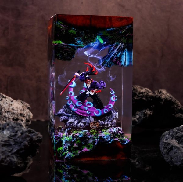 Anime Demon Epoxy Night Light, Anime Lamp, Game Room Decor, Hot Anime Infinity Castle, Anime Gift for Fans, Christmas Gift Idea