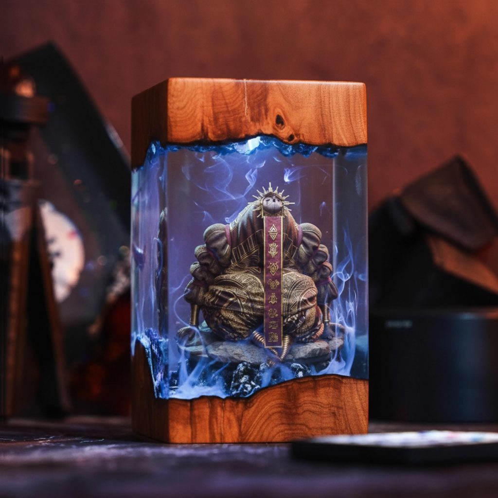 Esquie Clair Obscur Expedition 33 Resin Lamp, Epoxy Night Light, Gustave, Paintress Figure, Game Room Decor,Game of the Year, Gift for Gamer